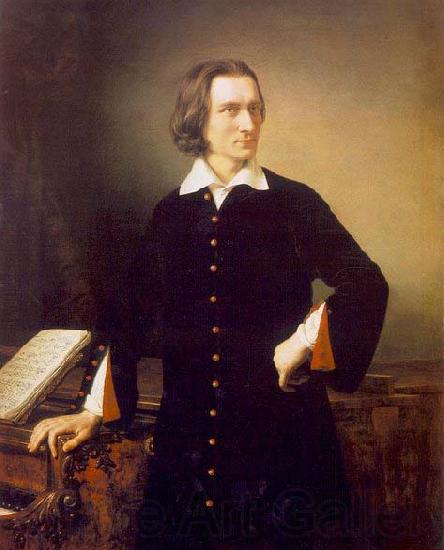 unknow artist Portrait of Franz Liszt